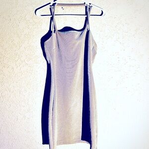 Elegant Baby Blue Sleeveless Dress